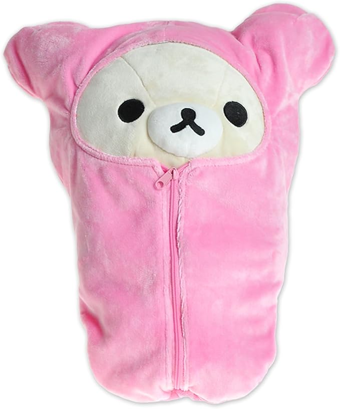 轻松熊rilakkuma轻松熊妹妹毛绒睡袋公仔md18301